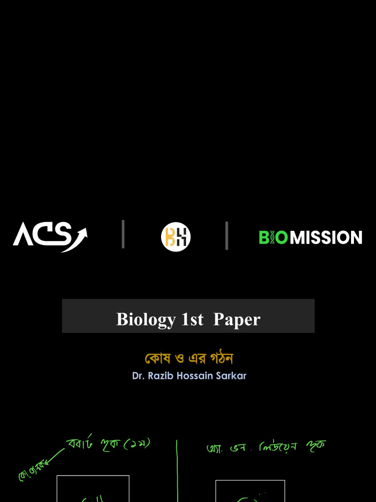 Bio-26 Cell and Its Structure | PDF
