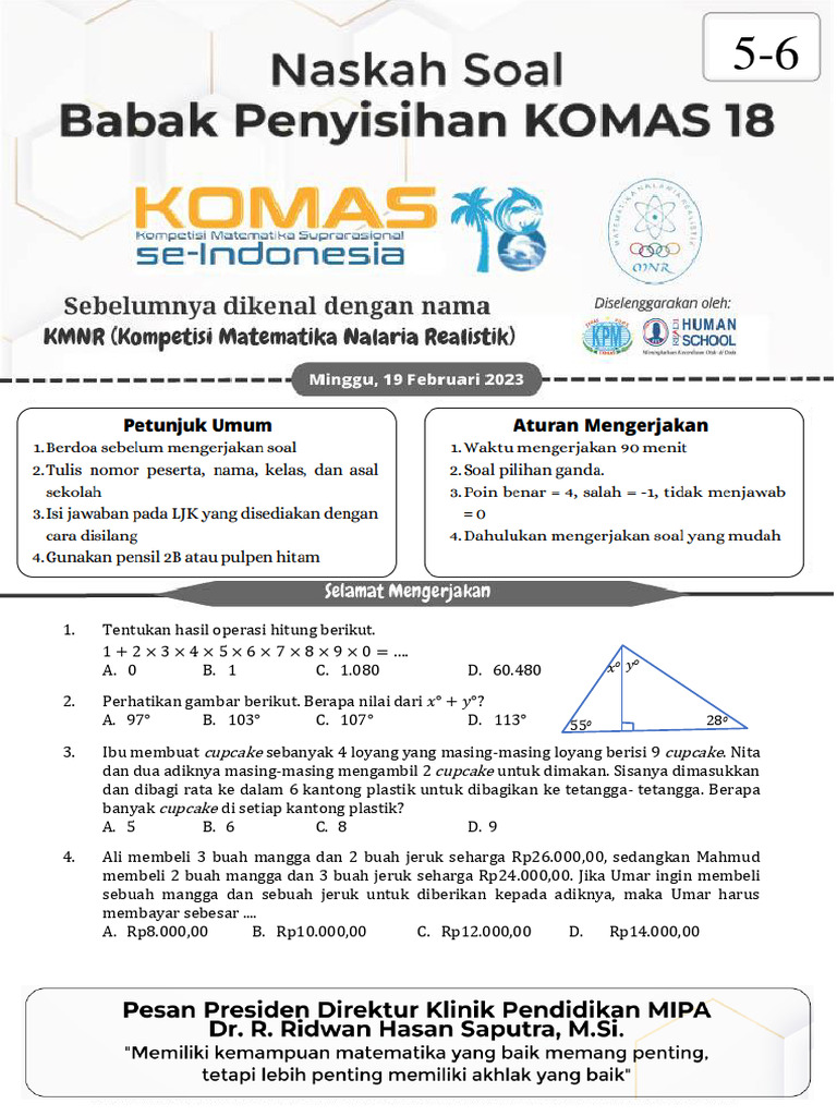 NS Kelas 5-6 KOMAS 18 Ok Yes | PDF