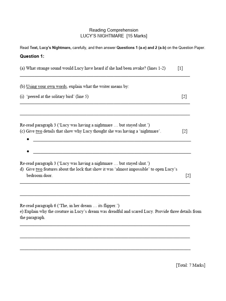 Questions | PDF | Language Arts & Discipline | Teaching Methods & Materials