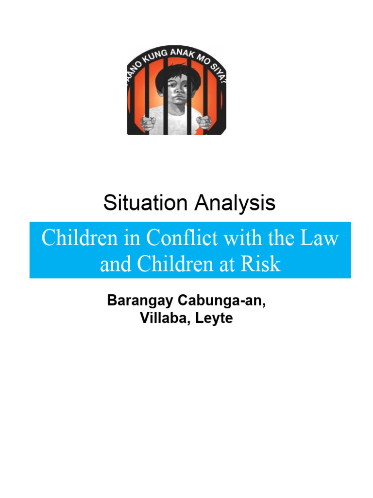 Situational Analysis | PDF | Child Protection | Juvenile Delinquency