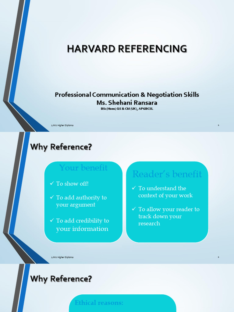 LJMU Harvard Referencing Guide | PDF | Citation | Knowledge