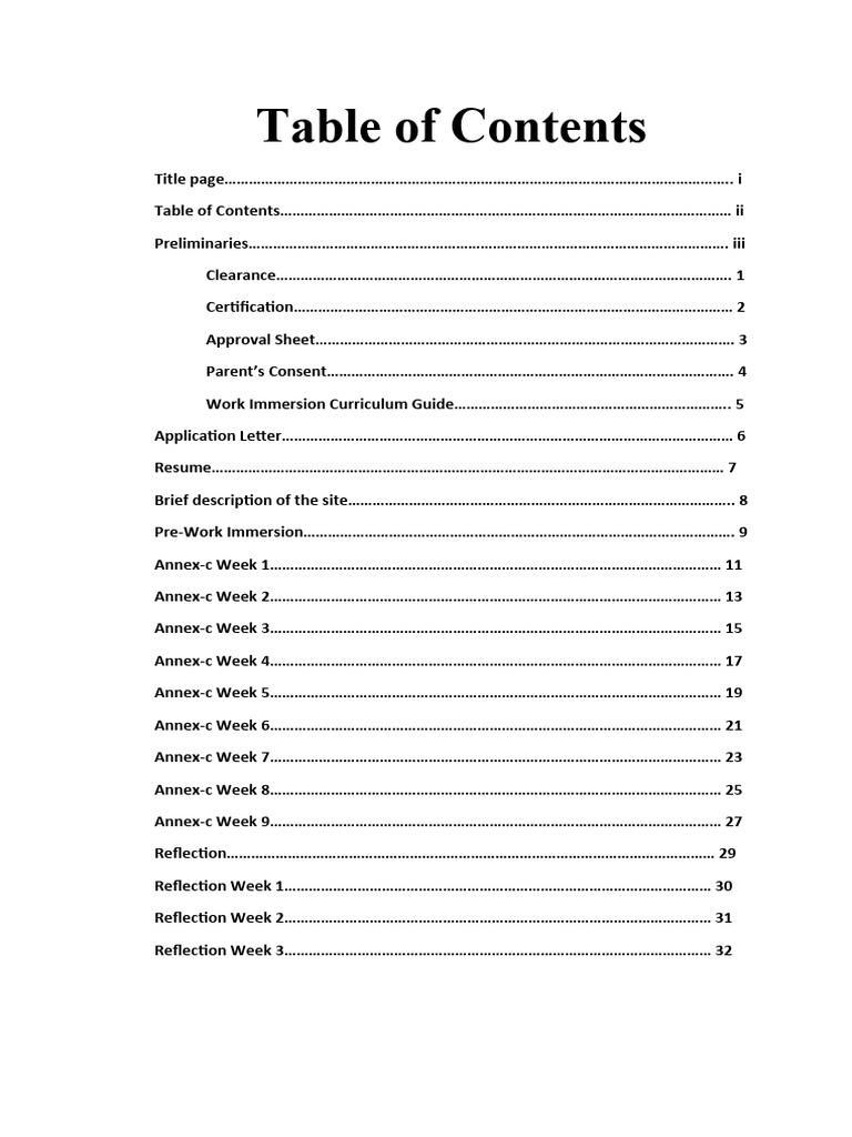 Work Immersion Curriculum Guide | PDF