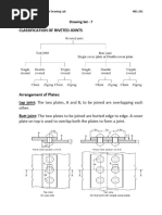 Riveted Joints Drawing | PDF | Rivet | Nature