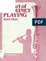 Keith Stein - The Art of Clarinet Playing