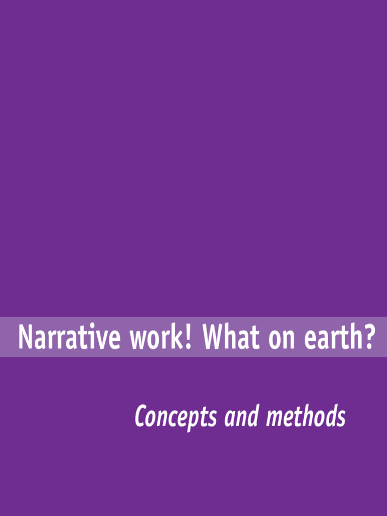 WHAT IS NARRATIVE WORK visual data 2