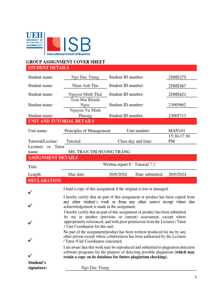 Written Report 6 Group 6 Pdf Volunteering Employment