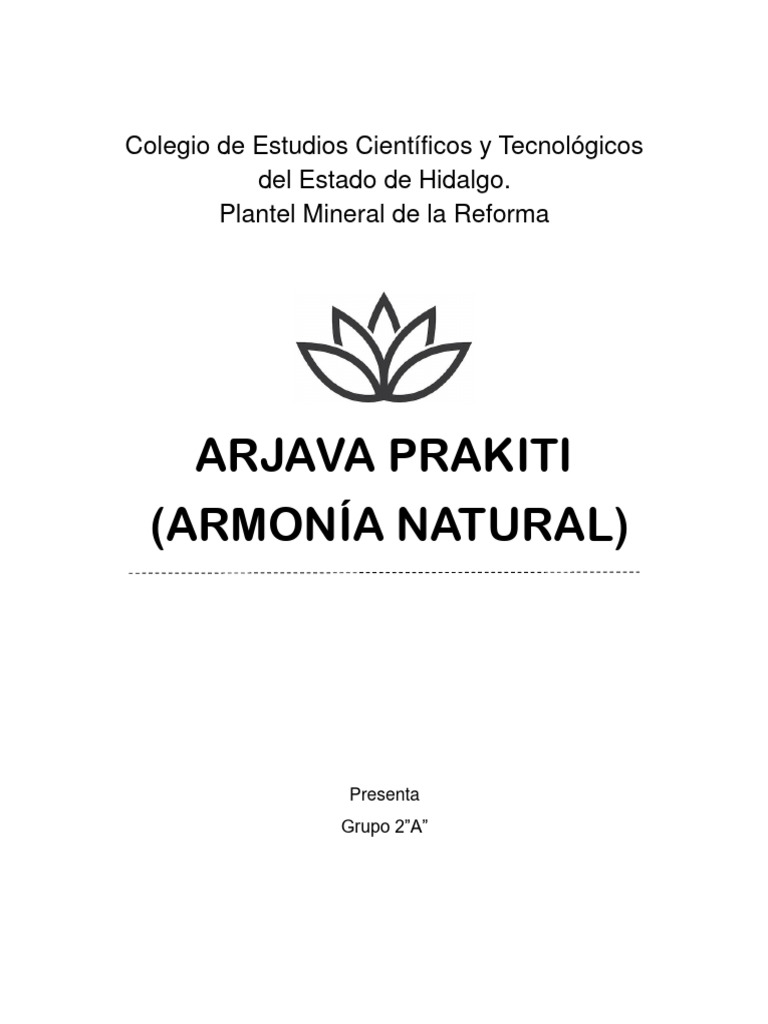 ARJAVA PRAKITI Doc Oficial | PDF | Aromaterapia | Depresión (estado de ...