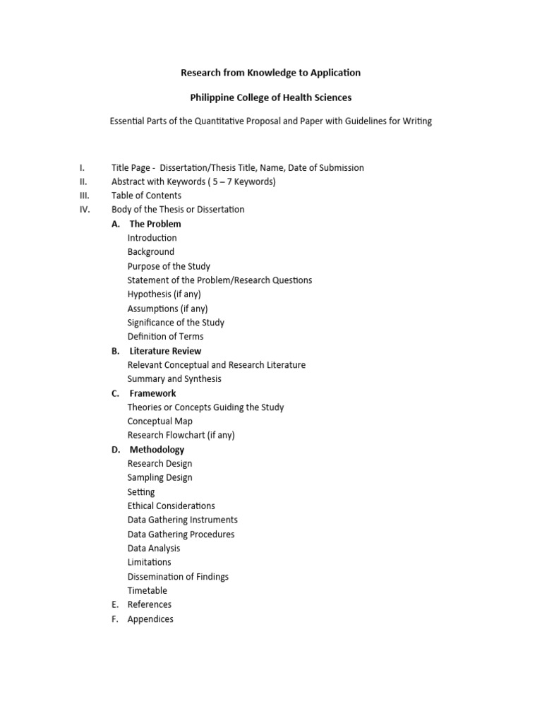 Quantitative Research Proposal Guide | PDF | Data | Theory