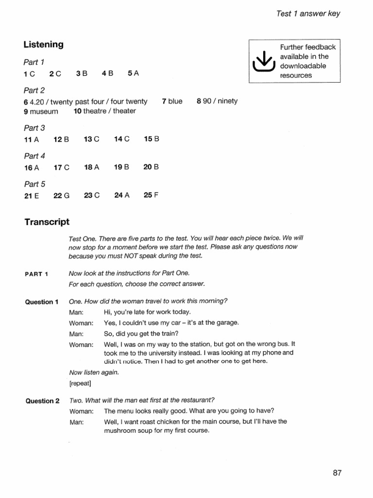 TRANSCRIPT (Listening TEST 2) | PDF