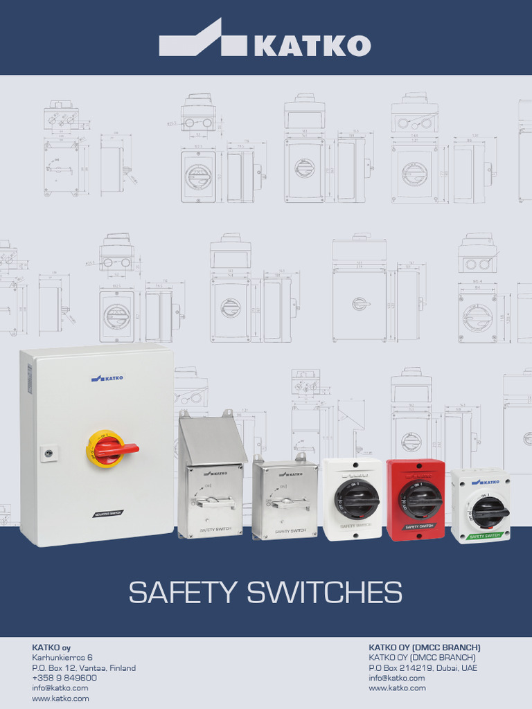 Katko Safety Switch Dimensional Drawings | PDF | Building Engineering ...