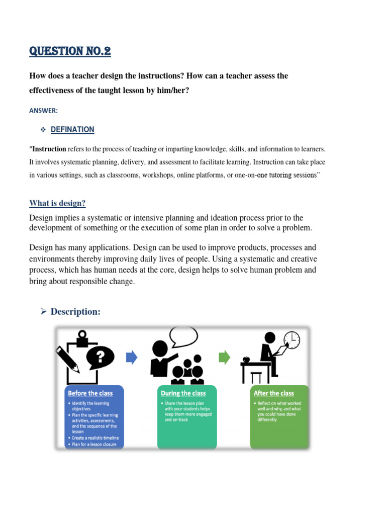 Designing Effective Instructional Plans | PDF | Learning | Cognitive ...