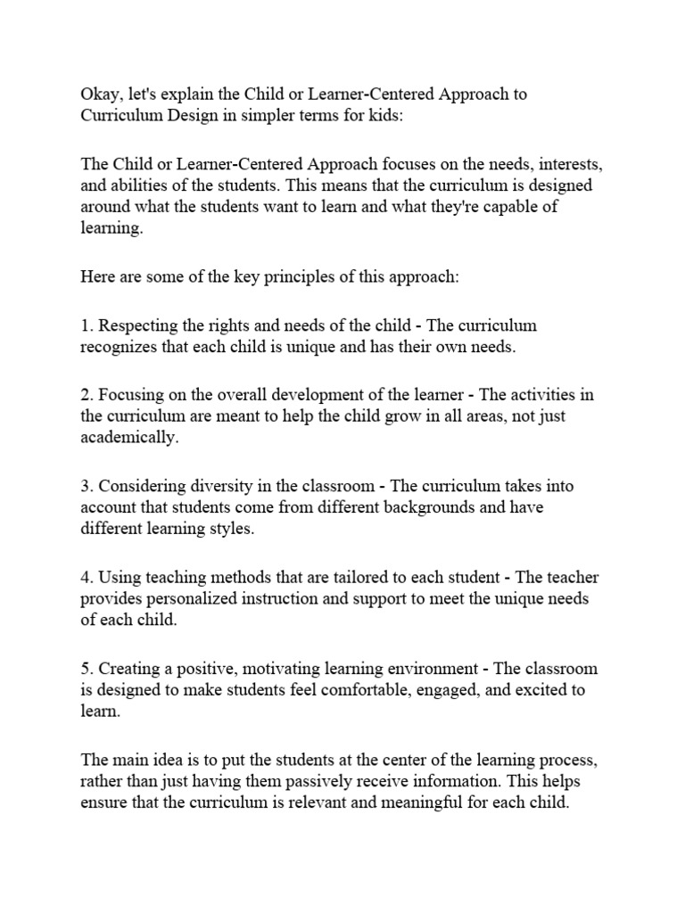 The Teacher And School Curriculum Pdf Curriculum Learning