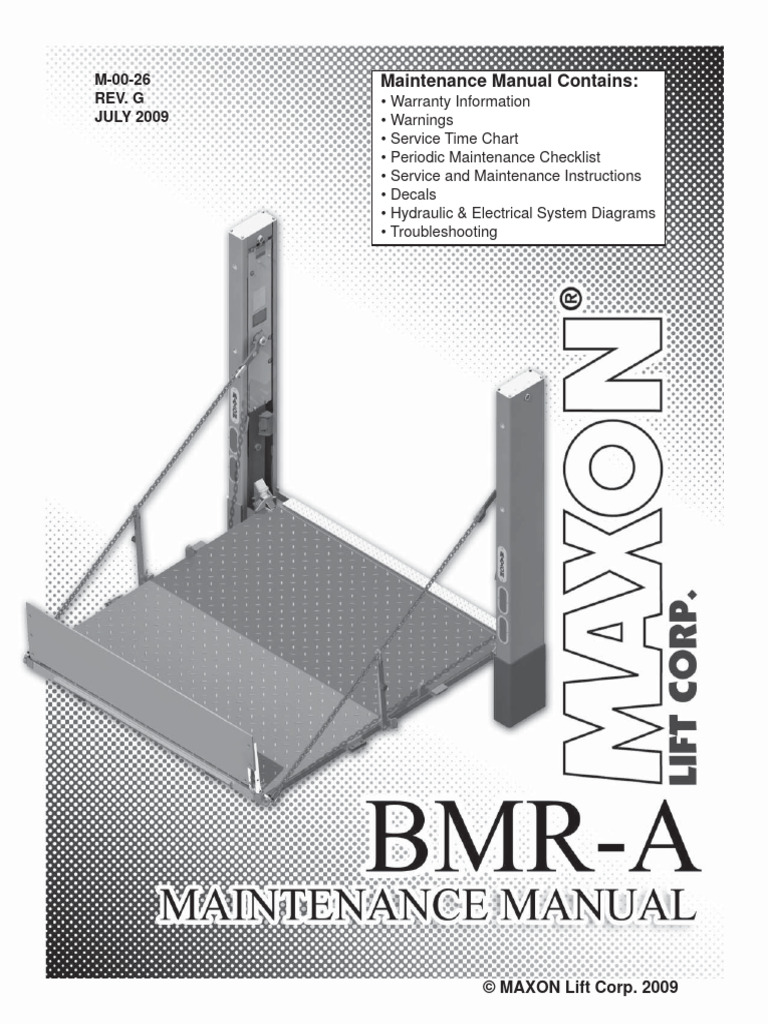 Maxon BMR 55 Parts Maintenance Manual | PDF | Pump | Welding