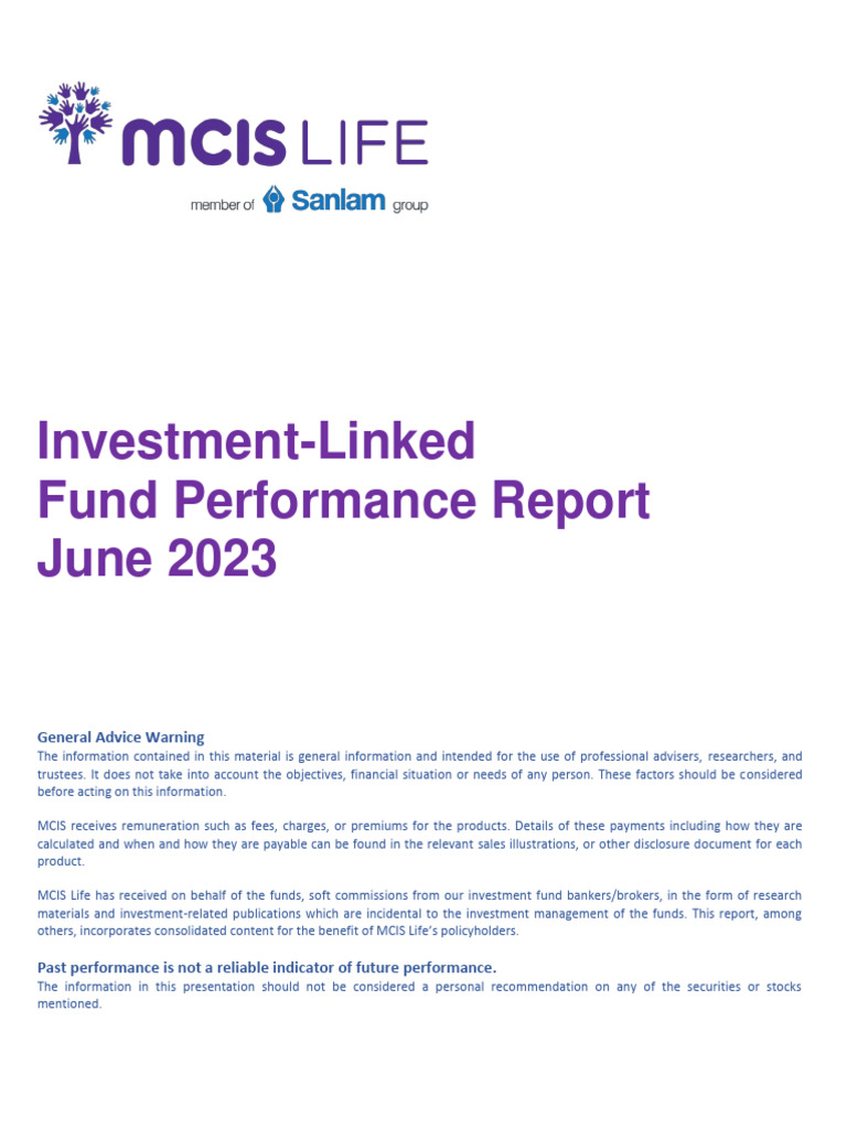 MCIS Titan Fund Performance Report June 2023 | PDF | Investment Fund ...
