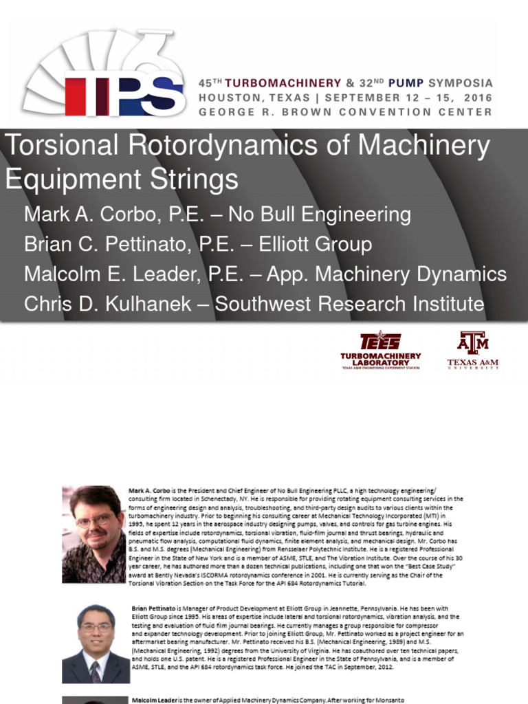 Torsional Rotor Dynamics | PDF | Mechanical Engineering | Analysis