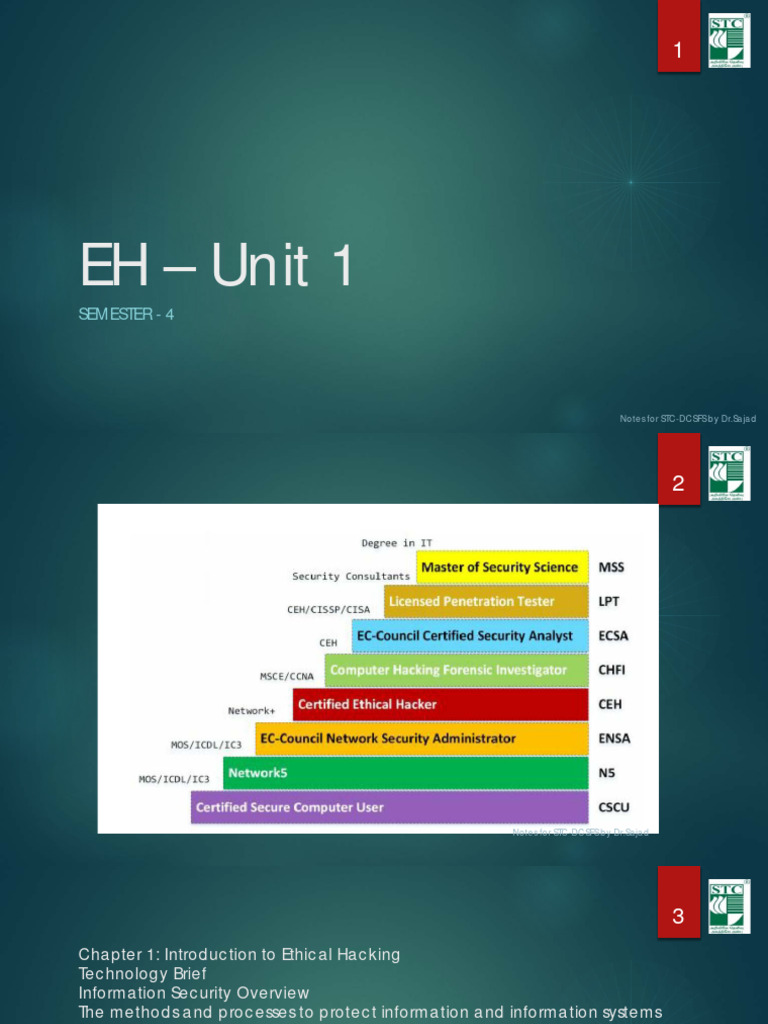 Ethical Hacking: Security Overview and Threats | PDF | Information ...