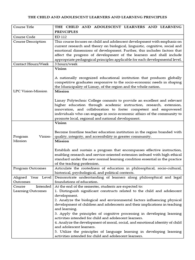 Principles of Child Development | PDF | Adolescence | Developmental ...