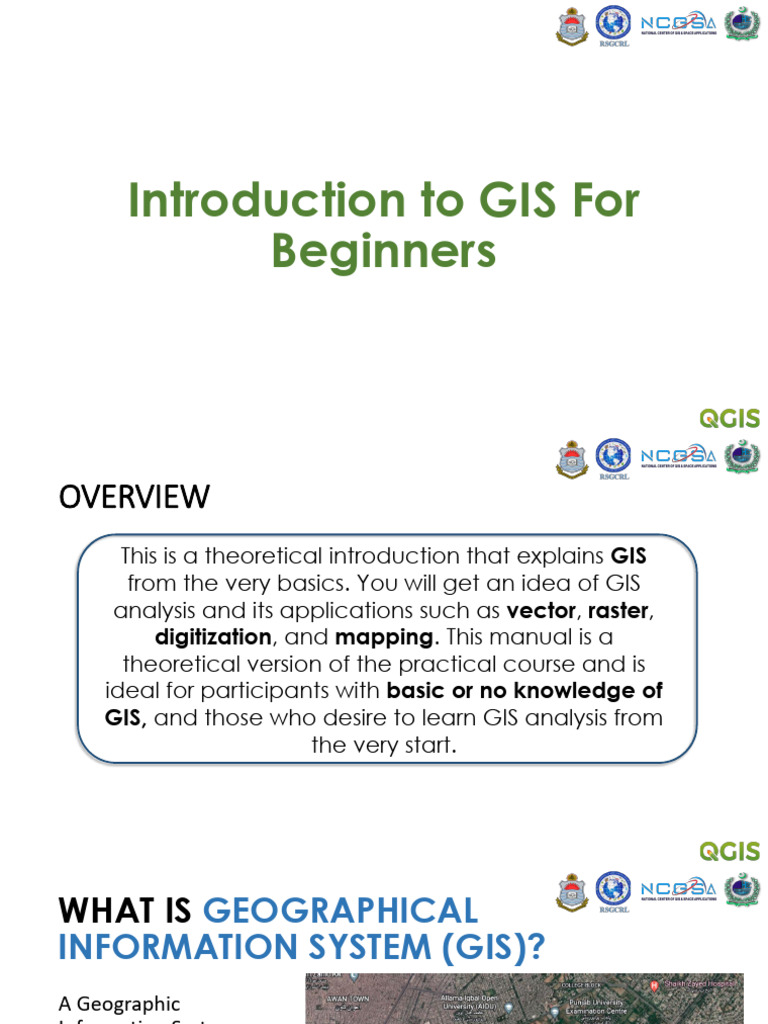 Introduction To GIS and QGIS (Beginner Level) Manual | PDF | Geographic ...
