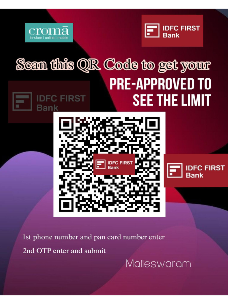 QR Code Idfc | PDF