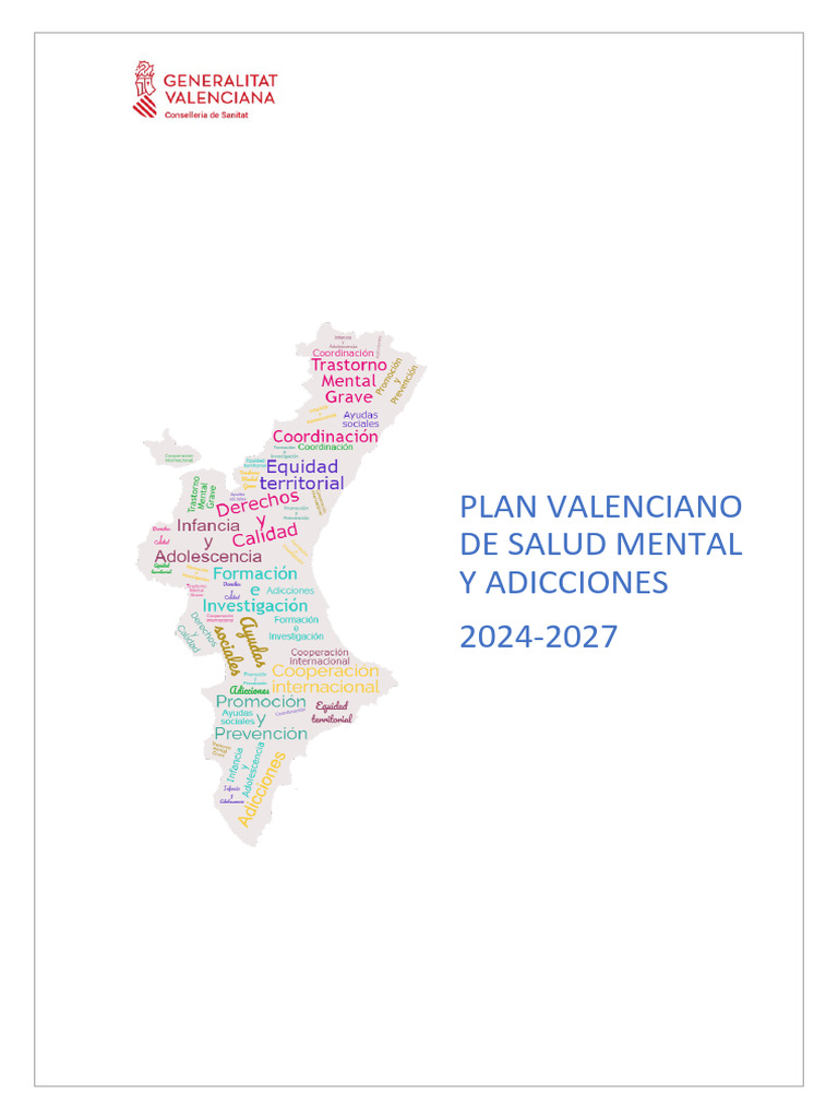 Plan Valenciano Salud Mental 2024-2027 | PDF | La dependencia de ...