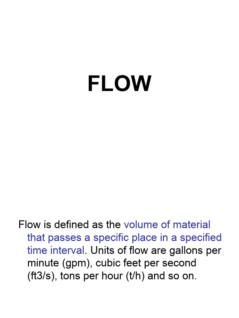 Understanding Flow Measurement Principles | PDF | Flow Measurement ...
