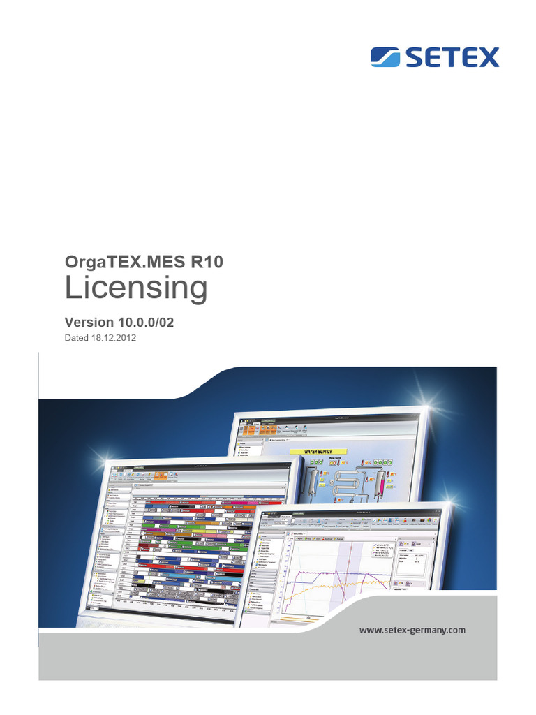 OrgaTEX - MES R10 Licensing - 1 - 1-EN | PDF | Computer File ...