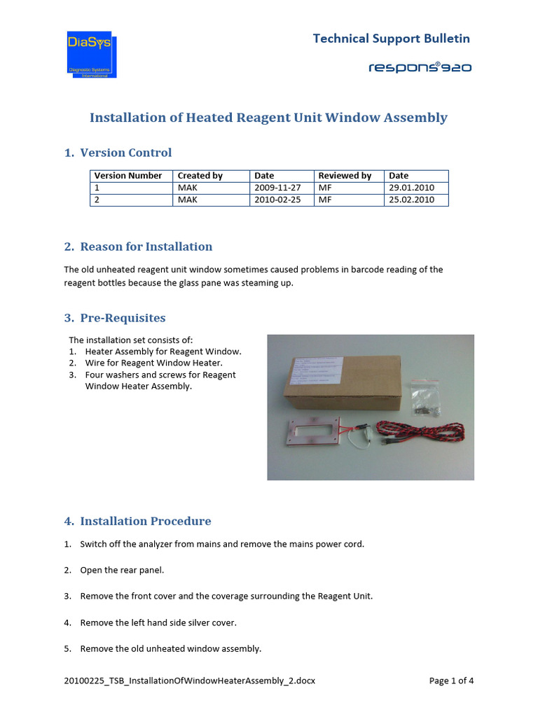 TSB InstallationOfWindowHeaterAssembly 2 | PDF | Window | Electrical ...