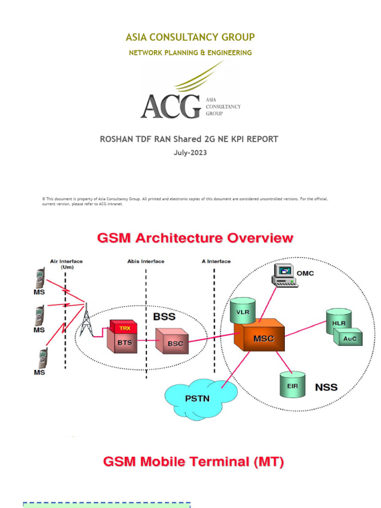 ACGRoshan RAN Shared 2G NE KPI Report - 31-July-2023 | PDF | Mobile ...