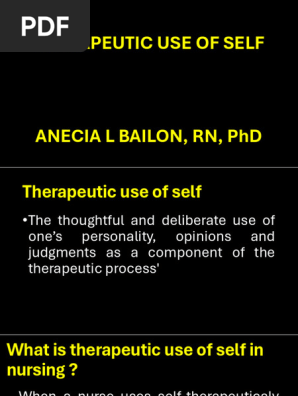 1c Final Term Therapeutic Use of Self