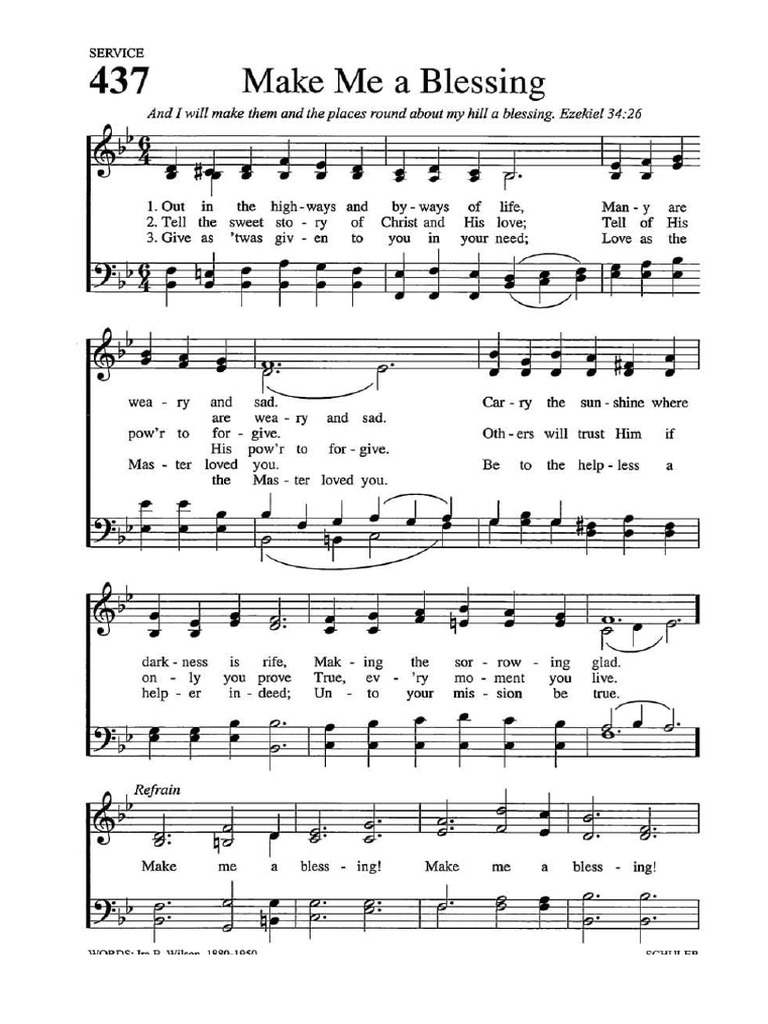Make me a blessing pdf