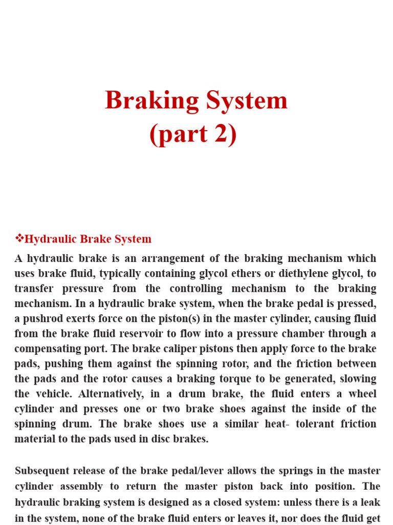 Lecture 8 | PDF | Brake | Anti Lock Braking System
