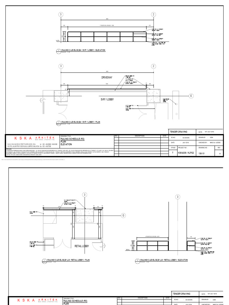 (2743) 130 Railing - A3 | PDF