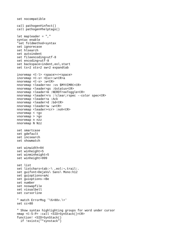 Myvimrc pdf computer programming software