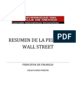 Resumen de la película Wall Street