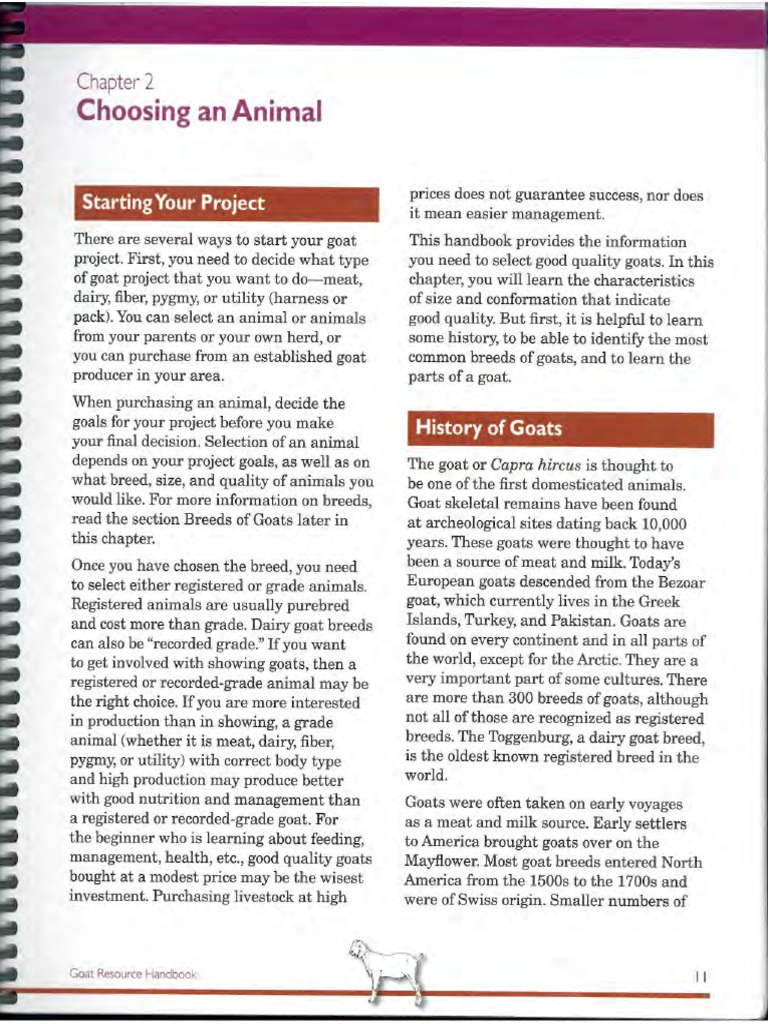 Goat Study Materials | PDF