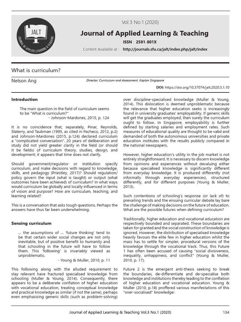 what-is-curriculum-pdf-curriculum-knowledge