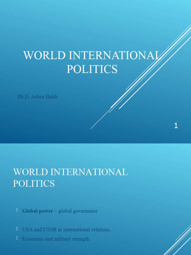 9 World International Politics | PDF | Governance | Soviet Union