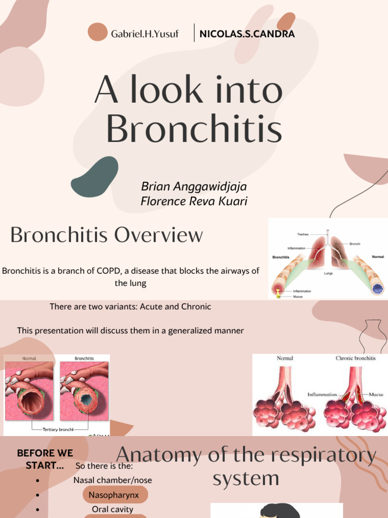 Sec 2B-Gabriel-Bronchitis | PDF | Bronchitis | Respiratory Diseases
