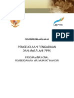 Pedoman Pengelolaan Pengaduan Dan Masalah