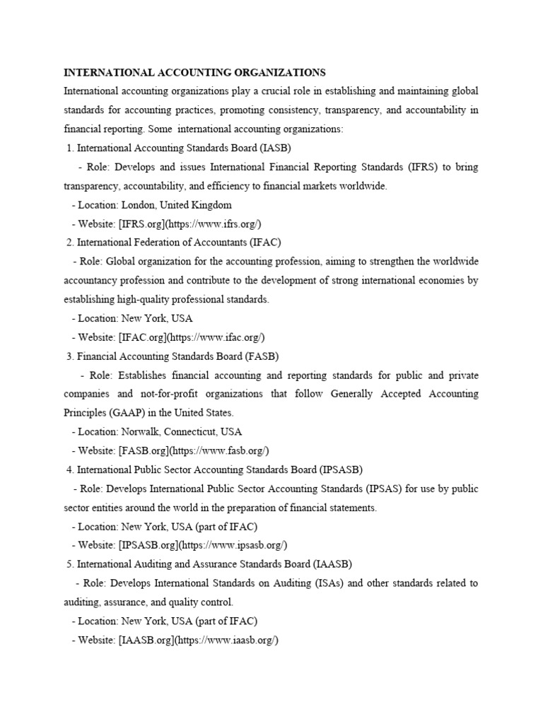 International Accounting | PDF | Cost Of Living | International ...