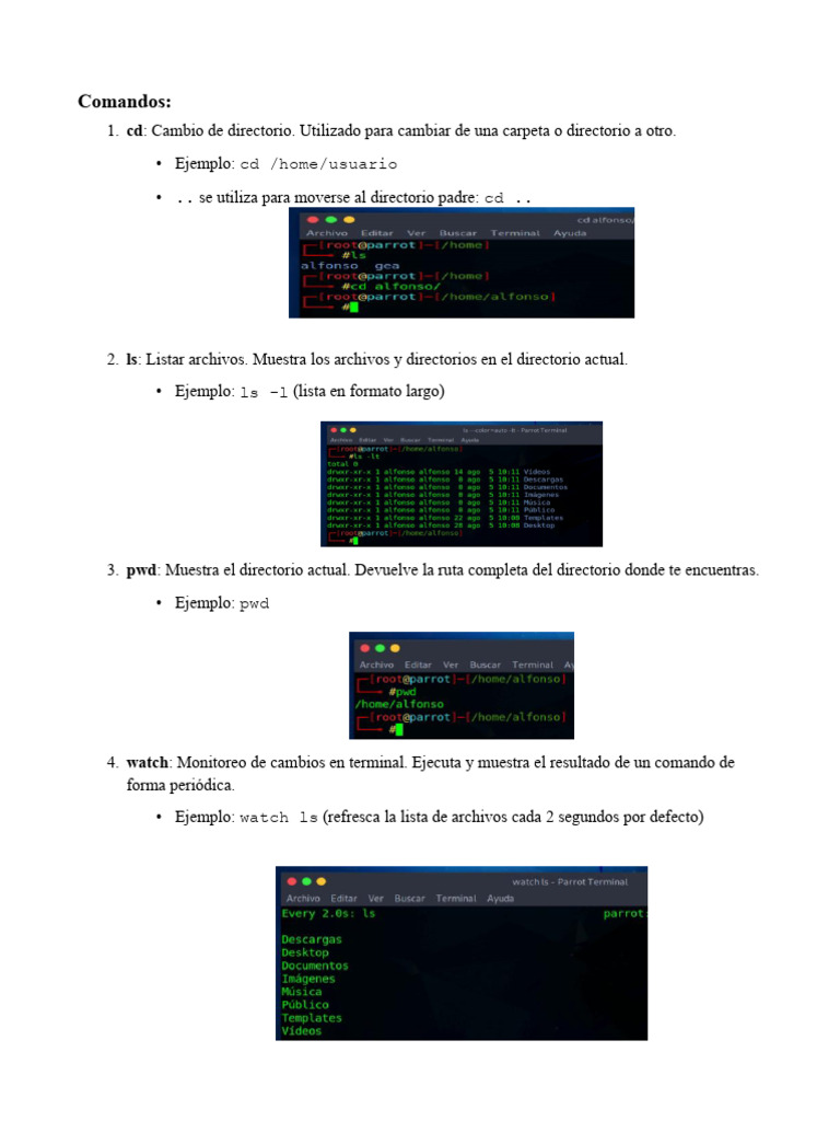 Comandos Esenciales de Terminal Linux | PDF | Archivo de computadora ...