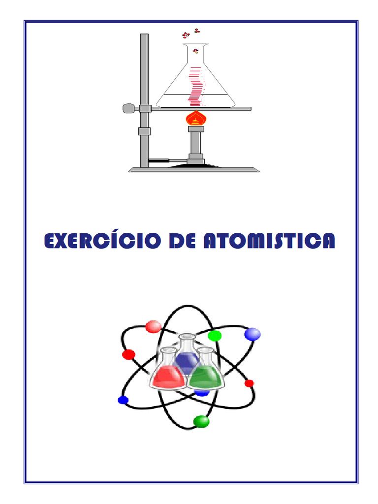 Questões de Química e Estrutura Atômica | PDF | Configuração eletrônica ...