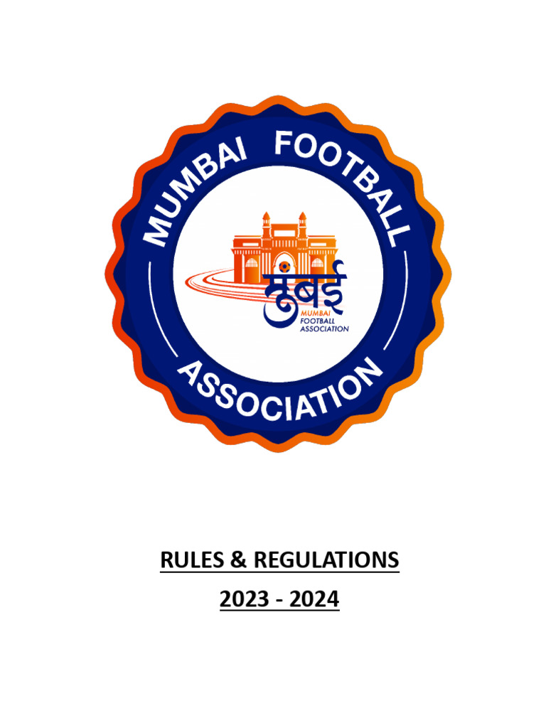 MFA Rules & Regulations 2023-2024 | PDF | Association Football