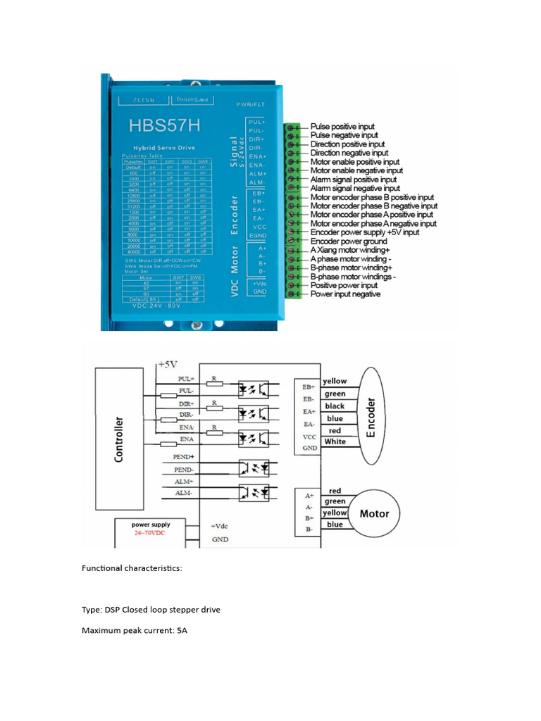 HBS57 Stepper Driver Manual | PDF | Manufactured Goods | Electrical ...