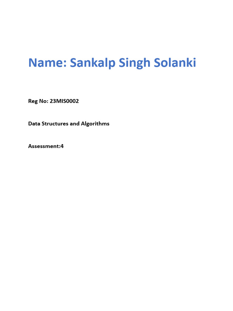 Dsa Da4 | PDF | Queue (Abstract Data Type) | Computer Engineering