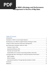 Analysing IKEA's Strategy and Performance Management in The Era of Big Data