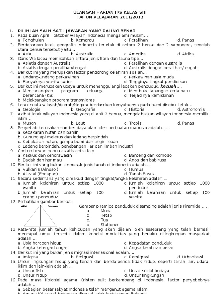 Soal Essay Pkn Kelas 8 Bab 2