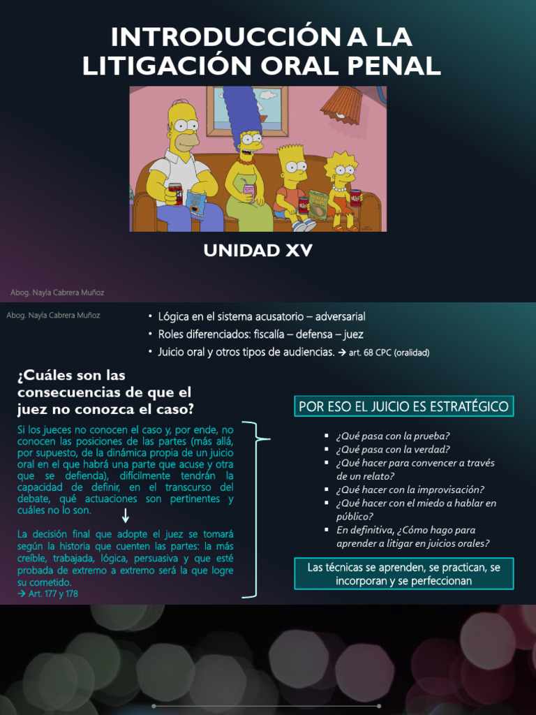 Técnicas De Litigación Oral Pdf Testigo Testimonio