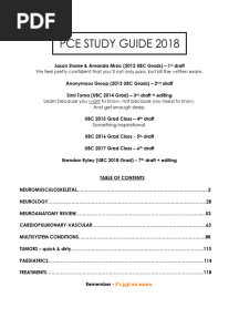 PCE Study Guide UBC 2018