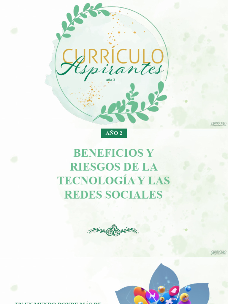 Beneficios y riesgos de redes sociales | PDF | Servicio de redes ...